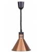 Lampada riscaldante a infrarossi a sospensione - colore Oro o Rame - potenza 250W - diametro mm 270