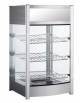 Vetrina riscaldata da banco +30° +90°C con 3 ripiani grigliati - cm 46x45x78,5h