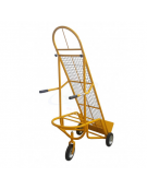 Carrello Portacasse con altezza regolabile con rete di appoggio - Mod. Bicicletta - 3 ruote - cm 129x49x174h