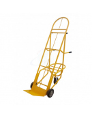 "Bicicletta" portacasse altezza regolabile - 3 ruote elastic con cuscinetti Ø cm 20  - 3 ruote - cm 120x62x170h
