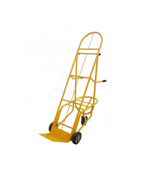 "Bicicletta" portacasse altezza regolabile - 3 ruote elastic con cuscinetti Ø cm 20  - 3 ruote - cm 120x62x170h