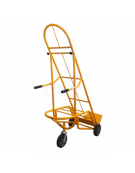 "Bicicletta" portacasse altezza regolabile - 3 ruote elastic con cuscinetti Ø cm 20  - 3 ruote - cm 120x62x170h