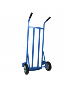 Carrello Portasacchi - 2 ruote in gomma piena Ø cm 20 - cm 57x37x113h