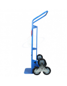 Portabombola monoposto per trasporto su scale 6 ruote su stelle rotanti Ø cm 15 - cm 52x47x120h