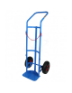 Portabombola monoposto - 2 ruote pneumatiche Ø cm 26 cerchio acciaio - cm 50,5x45x120h