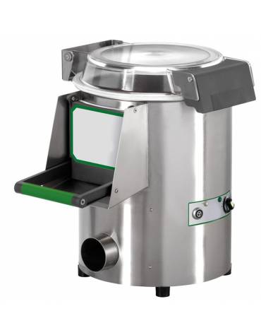 Puliscicozze - Lavacozze da kg 5 da banco - MONOFASE - Produzione oraria Kg 60 - Dimensioni cm 52x63x59h