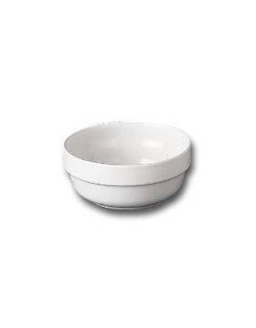 Piatto piano, tondo melamina, colore bianco - cm ø 20,03