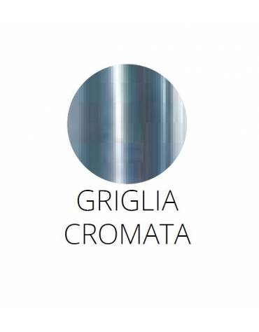 Portapiatti a colonna da banco - portata 48 piatti 18/23 griglie cromate cm 60x60x83h