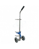 Porta Bombola lt. 5 e 7 in acciaio inox AISI 304 per bombola Ø cm 16 - cm 29x35x110h