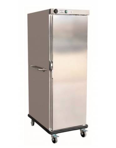 Carrello portateglie armadiato riscaldato, capacità 20xGN1/1 - Lt 290 - cm 83x67,2x177,6h