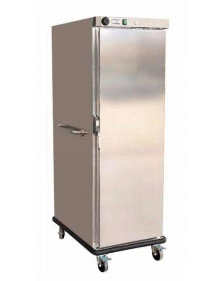 Carrello portateglie armadiato riscaldato, capacità 20xGN1/1 - Lt 290 - cm 83x67,2x177,6h