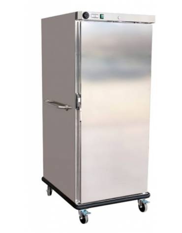 Carrello portateglie armadiato riscaldato, capacità 20xGN2/1 - Lt 540 - cm 95x87,7x177,6h