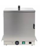 Cassetta termica scaldapiatti per carrelli breakfast. costruita interamente in acciaio inox cm 39x37x46h