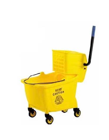 Carrello per le pulizie con strizzatore. Cm 60x40x92h