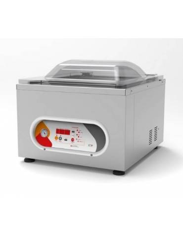 Macchina sottovuoto a campana – Barra cm 41 - Pompa m3/h 12 - Potenza W 1200 - Dimensioni esterne cm 50,6x58x35,5h