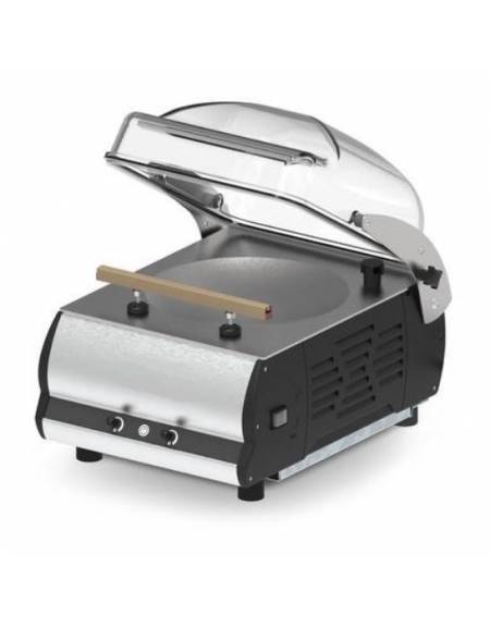 Macchina sottovuoto a campana – Barra cm 35 - Comandi manuali - Potenza W 350 - Dimensioni esterne cm 42,2x52,5x40,8h Macchina sottovuoto a campana – Barra cm 35 - Comandi manuali - Potenza W 350 - Dimensioni esterne cm 42,2x52,5x40,8h