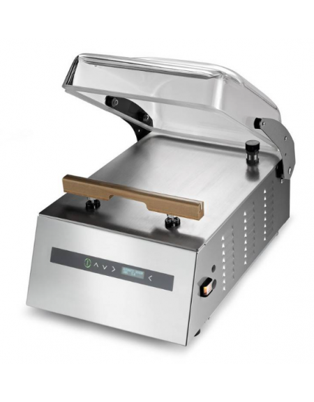 Confezionatrice sottovuoto a campana Barra cm 31 - Pompa m3/h 8 - Dimensioni camera cm 34x36x16h