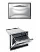 Tramoggia fondi caffe' con battifiltro - Per foro cm 35x27,3h oppure cm 44x30,5h