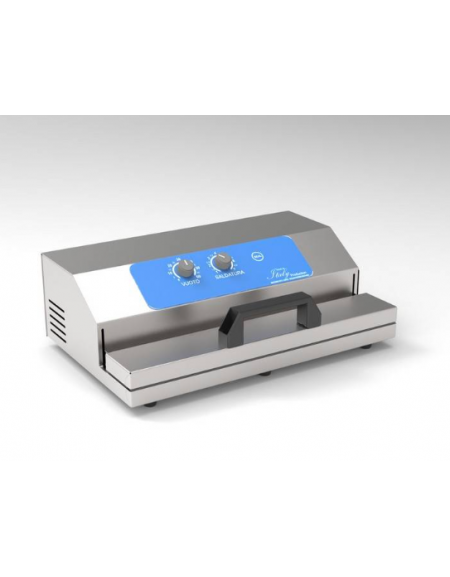 MACCHINA SOTTOVUOTO BARRA SALDANTE MM 370 - 17 LT/MINUTO - COMANDI ANALOGICI - mm 370x240x110h