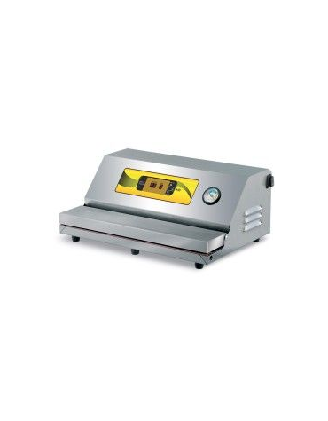 Macchina sottovuoto acciaio inox barra saldante mm 400 - comandi digitali - potenza W 270 - mm 420x280x170h