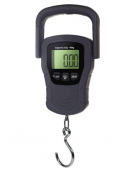 GANCIO PESATORE ELETTRONICO IN ABS - PORTATA KG 40 - SCALA G 50 - METRO PER MISURARE INCORPORATO - mm 232x90x25h