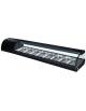 Vetrina Espositore soprabanco per sushi refrigerazione statica 0° +6°C-Vetri curvi-N° 8 Vaschette GN 1/3 incluse-cm 200x41x30h