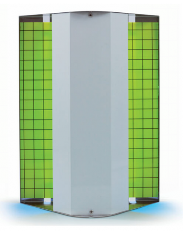 Elettroinsetticida a lampade UVA, in alluminio - Potenza 30W - cm 48x36x16h