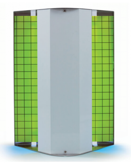Elettroinsetticida a lampade UVA, in alluminio - Potenza 30W - cm 48x36x16h
