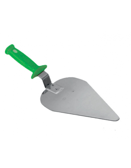 Paletta inox triangolare per pizza. 15x25 cm