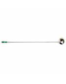 SPAZZOLA OTTONE GIREVOLE A MEZZALUNA H. 170 CM