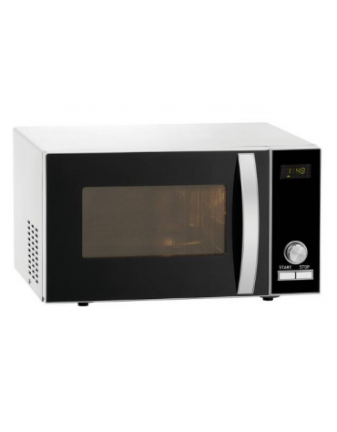 Forno microonde SELF in acciaio inox con unica funzione di riscaldamento - Comandi manuali - Potenza Resa 900 W