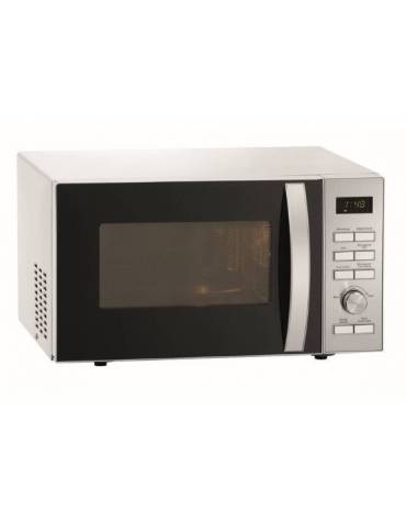 Forno Microonde combinato semiprofessionale - funzioni convezione e grill - capacità Lt 25 - Potenza resa W 900 - Piatto vetro Ø