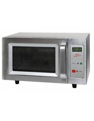 Forno microonde professionale SELF Lt 25 in acciaio inox - Tasto START pre-programmato - Comandi manuali - Potenza Resa 1000
