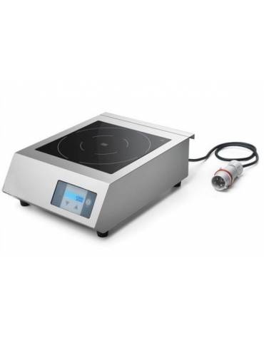 PIASTRA AD INDUZIONE DOPPIA PROFESSIONALE  DA BANCO - 1 ZONE MM Ø280 - POTENZA KW 5 - TRIFASE