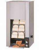 TOSTIERA A NASTRO VERTICALE A 3 CESTI - DIMENSIONE CESTO MM 254x117 - CAPACITÀ 12 FETTE/MINUTO