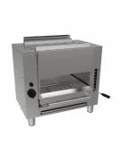 BROILER GRILL A GAS 850° - CARRELLO ESTRAIBILE REGOLABILE SU 8 LIVELLI - SUPERFICE COTTURA CM 47x38 - POTENZA GAS KW 8