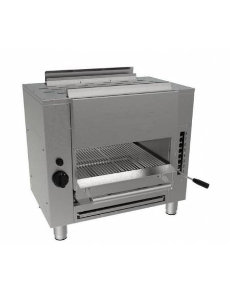 BROILER GRILL A GAS 850° - CARRELLO ESTRAIBILE REGOLABILE SU 8 LIVELLI - SUPERFICE COTTURA CM 47x38 - POTENZA GAS KW 8 BROILER GRILL A GAS 850° - CARRELLO ESTRAIBILE REGOLABILE SU 8 LIVELLI - SUPERFICE COTTURA CM 47x38 - POTENZA GAS KW 8