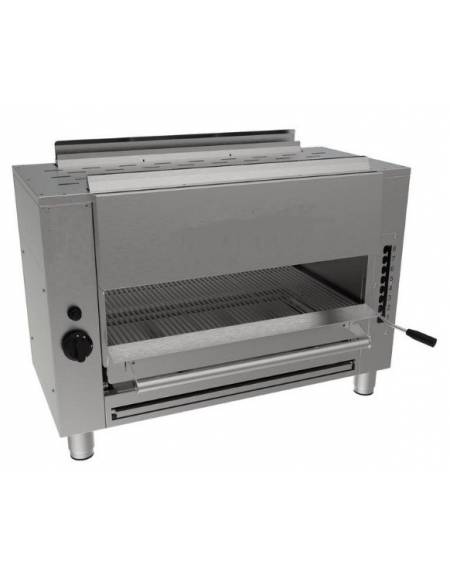 BROILER GRILL A GAS 850° - CARRELLO ESTRAIBILE REGOLABILE SU 8 LIVELLI - SUPERFICE COTTURA CM 70x38 - POTENZA GAS KW 12,8 BROILER GRILL A GAS 850° - CARRELLO ESTRAIBILE REGOLABILE SU 8 LIVELLI - SUPERFICE COTTURA CM 70x38 - POTENZA GAS KW 12,8