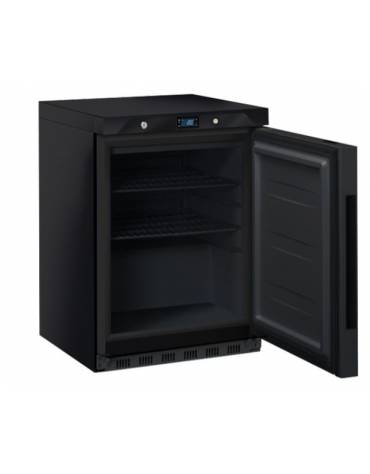 Frigorifero basso in ABS nero - refrigerazione roll bond con ventola di assistenza +0/+10°C - Classe A - cm 60x62,5x85,3h