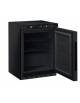 Frigorifero basso in colore nero - Refrigerazione roll bond con ventola di assistenza +0°+10°C- mm 600x625x853H -CLASSE A