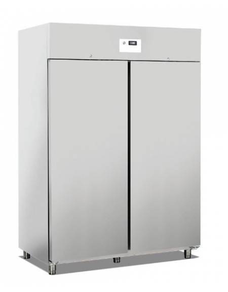 Armadio frigorifero inox ventilato 2 porte Lt.1400 -2°+8°C