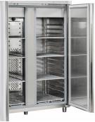 Armadio frigorifero inox ventilato 2 porte Lt.1400 -2°+8°C