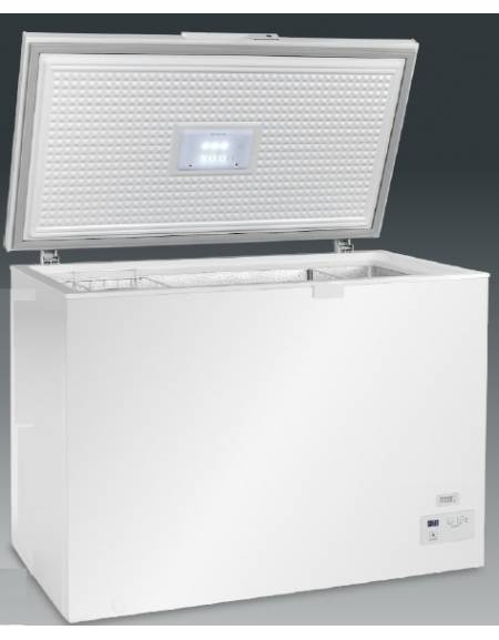 Congelatore a pozzetto, capacità 190 litri - Temperatura ≤ -18 - Termostato manuale - mm 950x564x845h