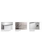 Tavolo refrigerato Tropicalizzato 2 Porte +2 Cassettiere a 2 cassetti GN 1/2 in inox AISI 304-Ventilato TN -2°+8°C-cm 223x70x86h