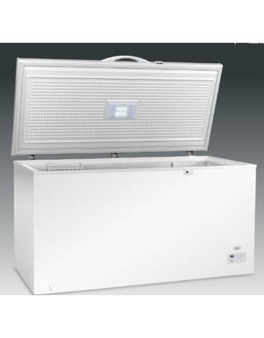 Congelatore a pozzetto, capacità 345 litri - Temperatura +8 -24 °C - Centralina digitale - CLASSE D - mm 1275x740x825h