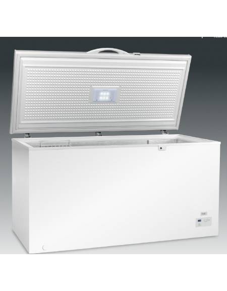 Congelatore a pozzetto, capacità 345 litri - Temperatura +8 -24 °C - Centralina digitale - CLASSE D - mm 1275x740x825h