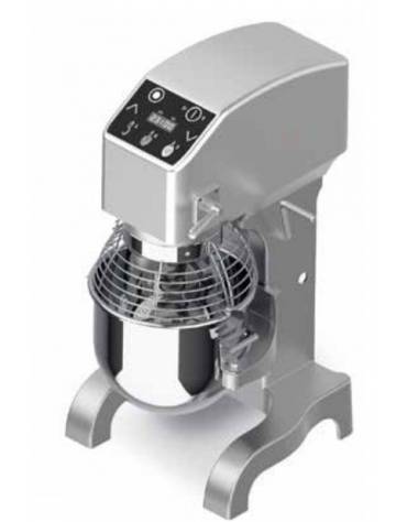 Impastatrice planetaria professionale con comandi elettronici - capacità 10 litri - MONOFASE - mm 500x440x630h