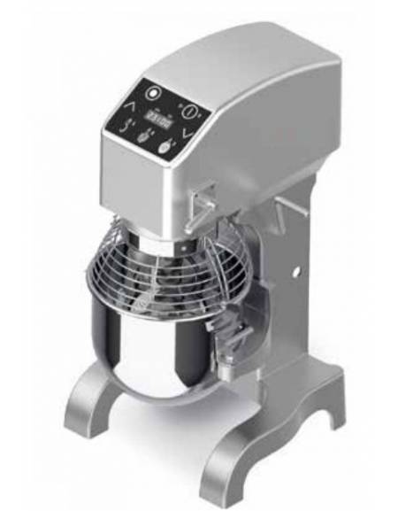 Impastatrice planetaria professionale con comandi elettronici - capacità 10 litri - MONOFASE - mm 500x440x630h