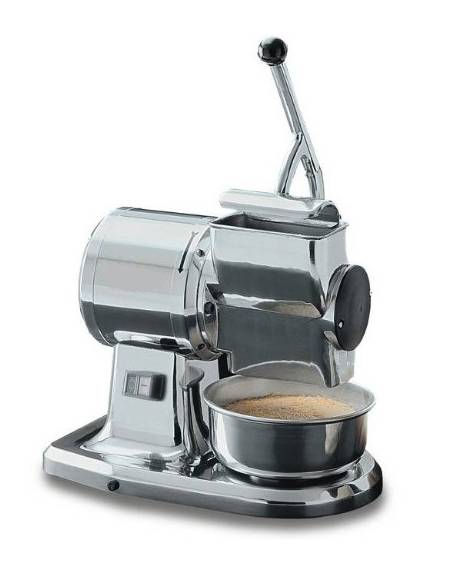 GRATTUGIA ELETTRICA IN ALLUMINIO E RULLO ACCIAIO - BOCCA MM 110X65 - POTENZA W 380 - mm 290x250x310h