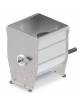IMPASTATRICE MANUALE PER CARNE - Dimensioni Vasca mm 270x370 - Capacità Kg 30 - mm 589x325x439h
